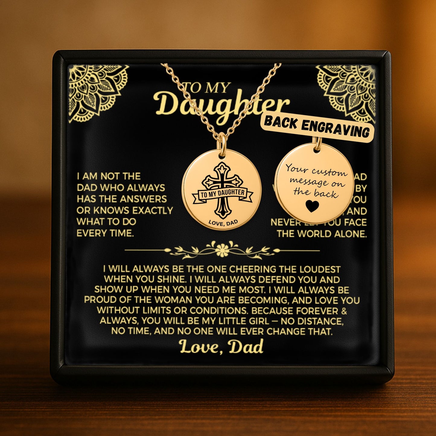 To My Daughter - Love Dad - Beautiful Gift Set